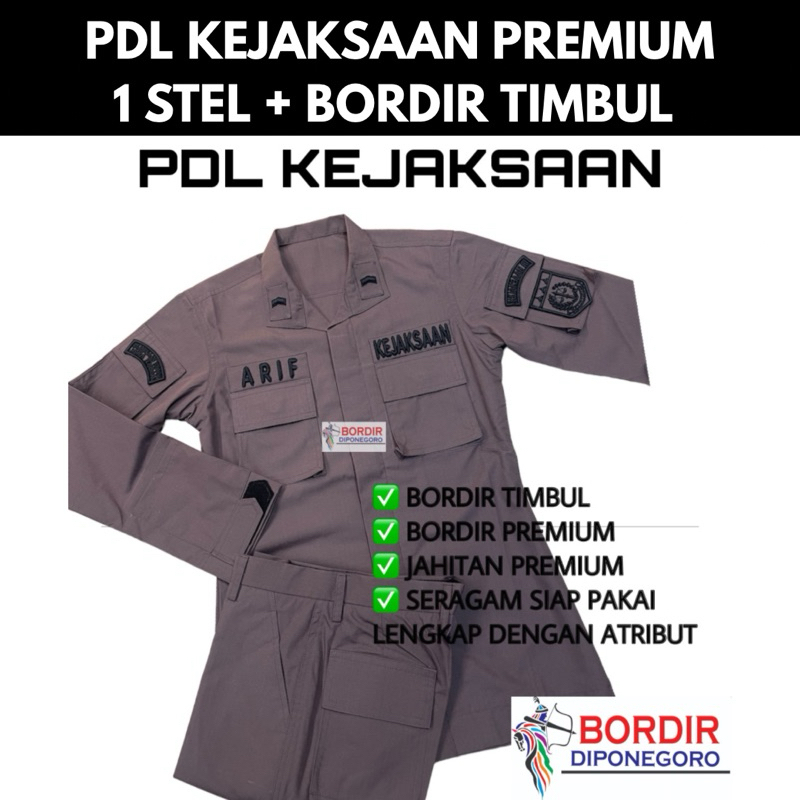SERAGAM PDL KEJAKSAAN RI TERBARU | BAJU PDL KEJAKSAAN RI | SERAGAM KEJAKSAAN LENGAN PANJANG | PDL KE