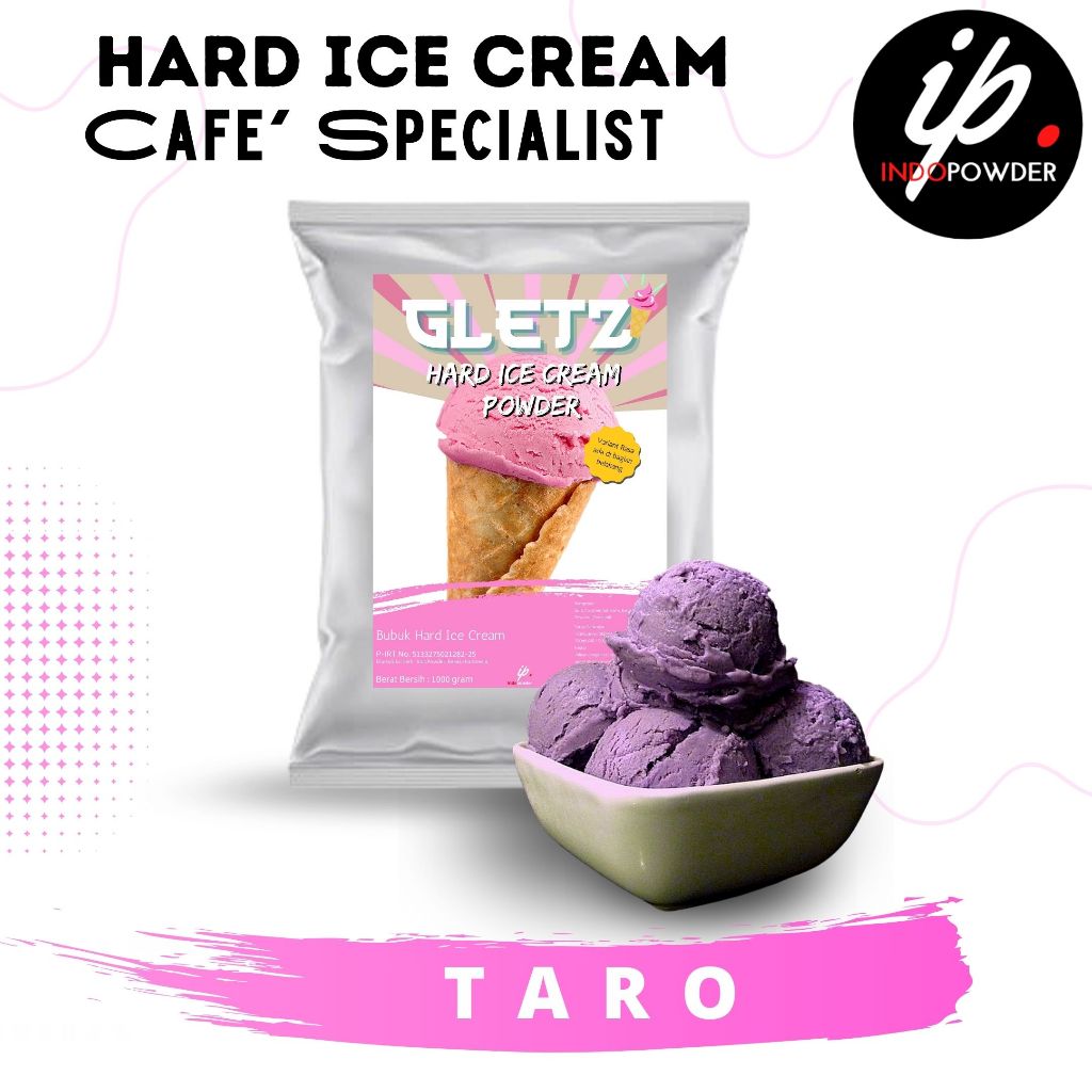 

IP Bogor - Bubuk ES KRIM TARO 1Kg Untuk Cafe, Waralaba dan Resto