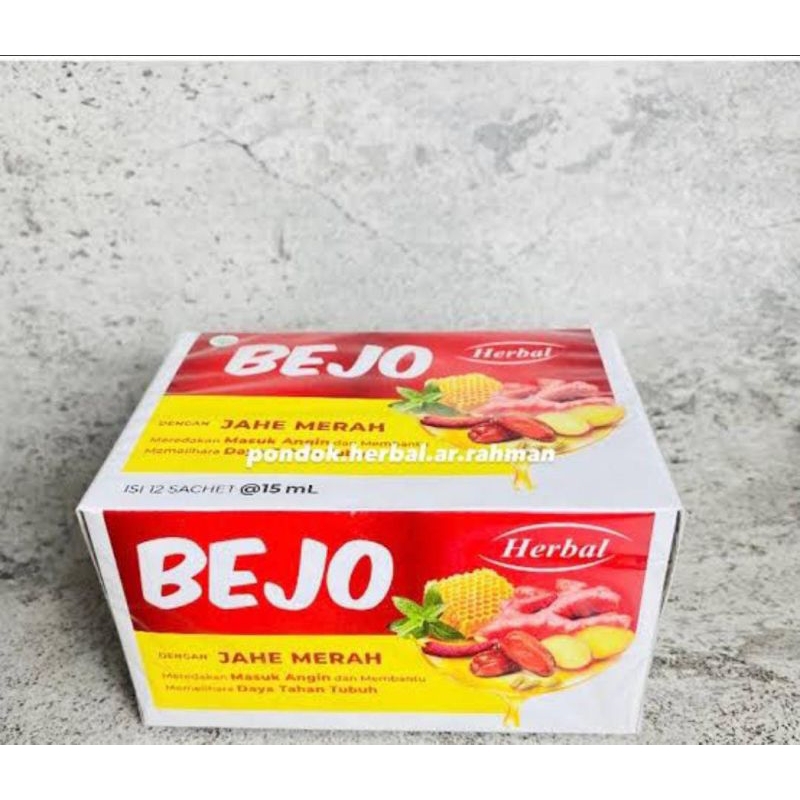 

Bejo jahe merah sachet 15ML(12 sachet)