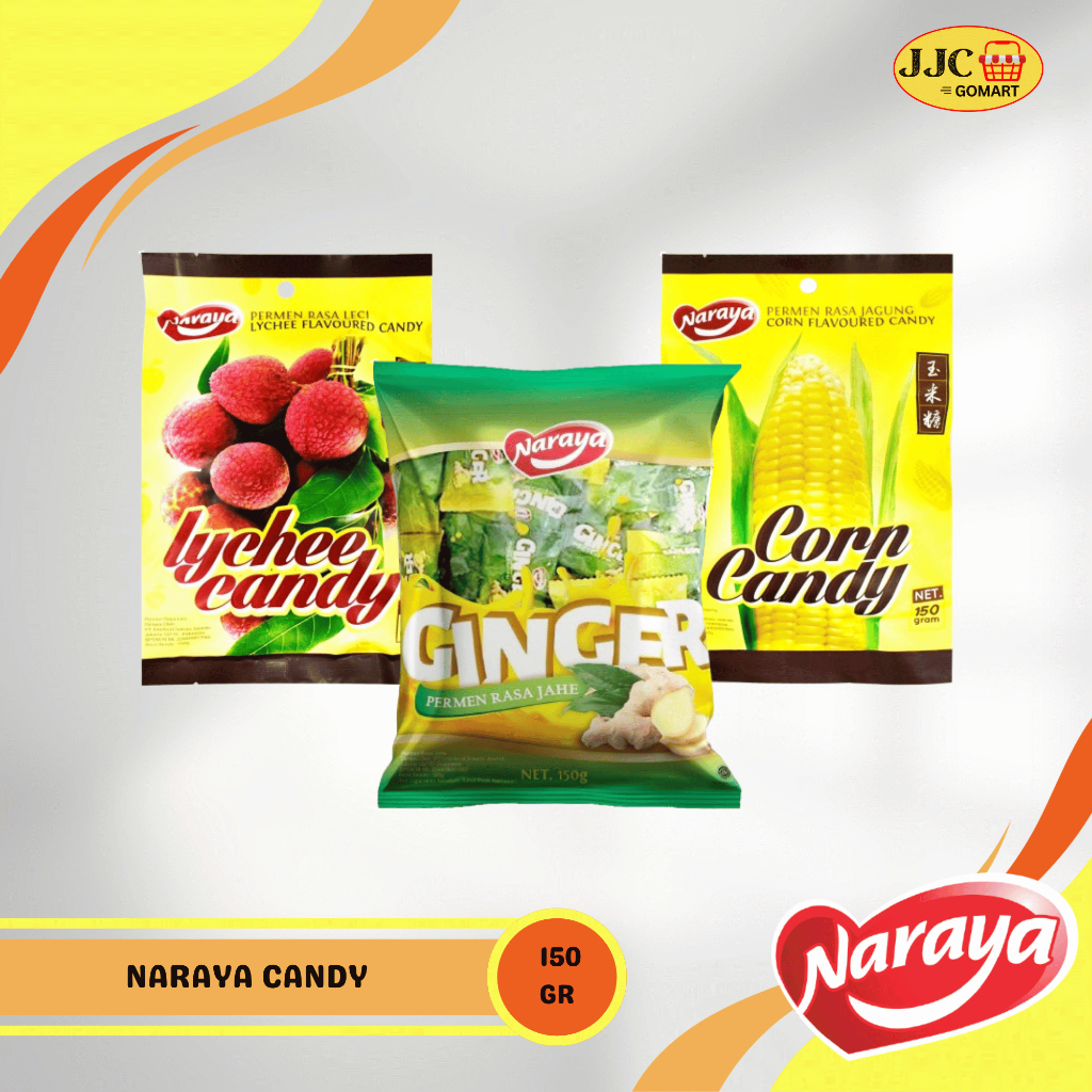 

NARAYA CANDY 150g | GINCER | CORN | LYCHEE
