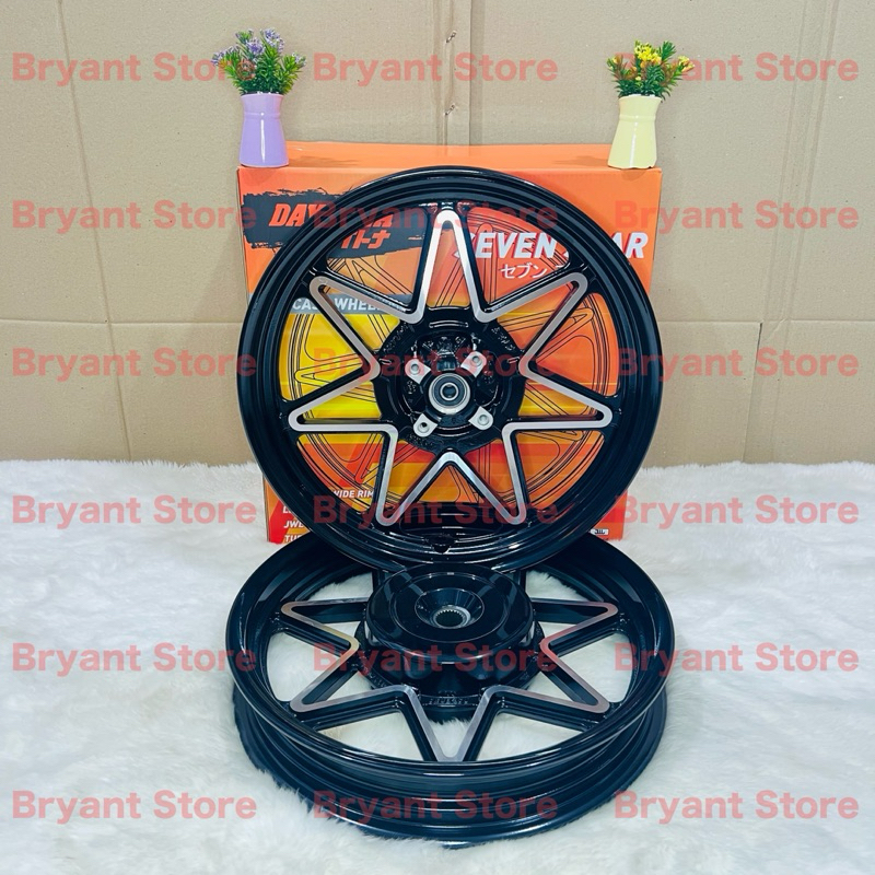 DAYTONA RACING ORIGINAL VELG SEVEN STAR WHEEL 185x14 & 215x14 VARIO 110 125 150 160 CBS ABS BEAT SCO