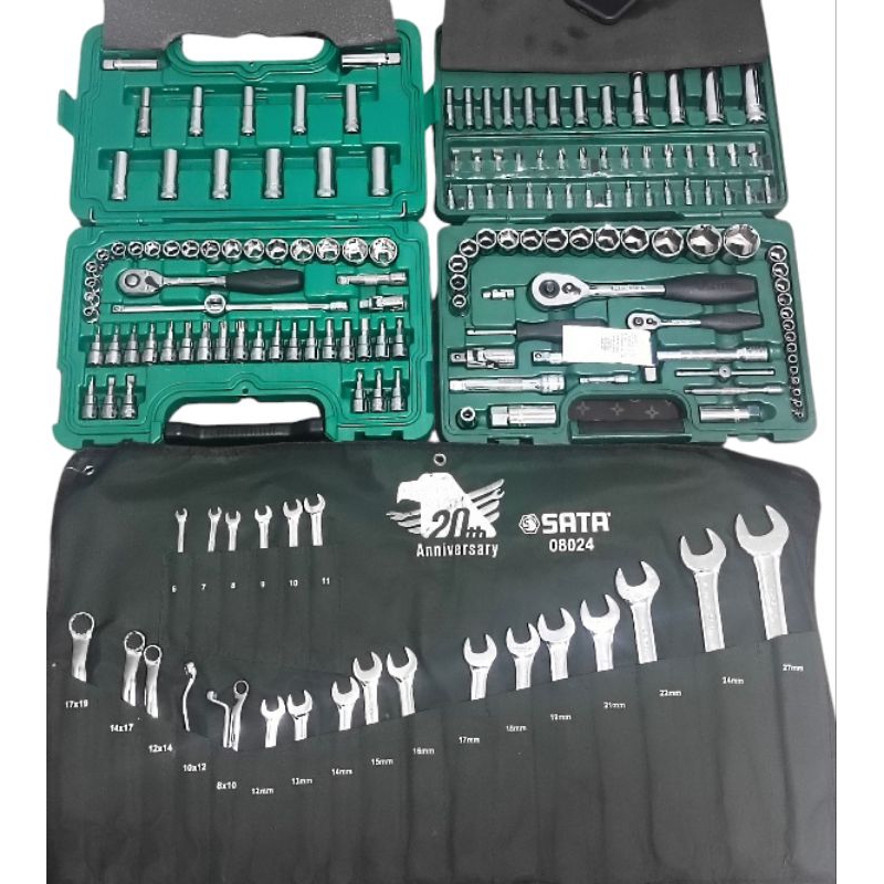 ANNIVERSARY HAND TOOLS SATA / KUNCI SET SATA / SATA TOOLS FULL SET / Kunci set SATA