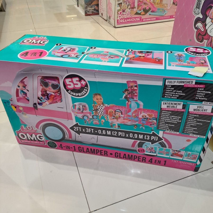 LOL OMG Glamper 4 in 1 LOL Surprise Doll Original MGA Fashion Camper