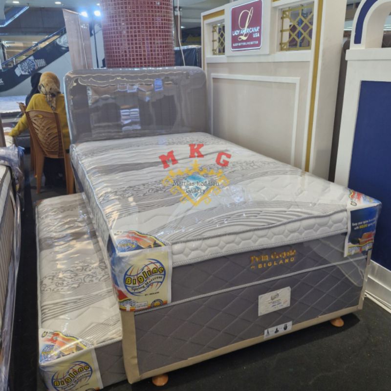 springbed Bigdream 2 in 1 twin Greysta plustop 120 x 200 - Sorong 2in1 kasur di bandar lampung by bi