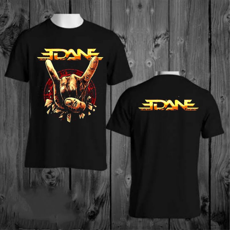 Kaos Band Edane Tshirt Distro mudik Original cotton combed 24s Jetblack super halus