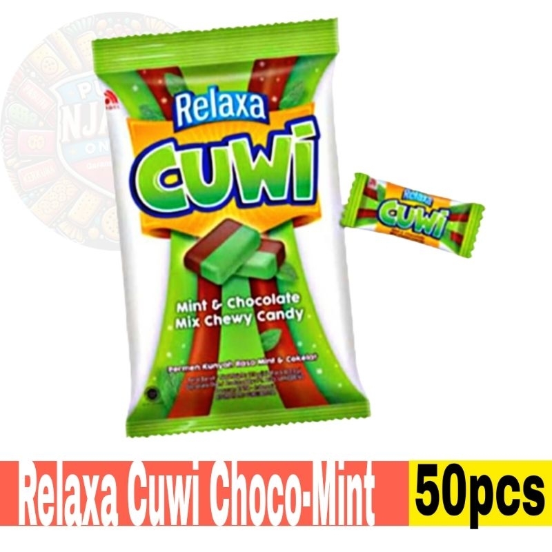 

Permen Relaxa Cuwi Rasa Mint Cokelat Bag isi 50pcs 115gr