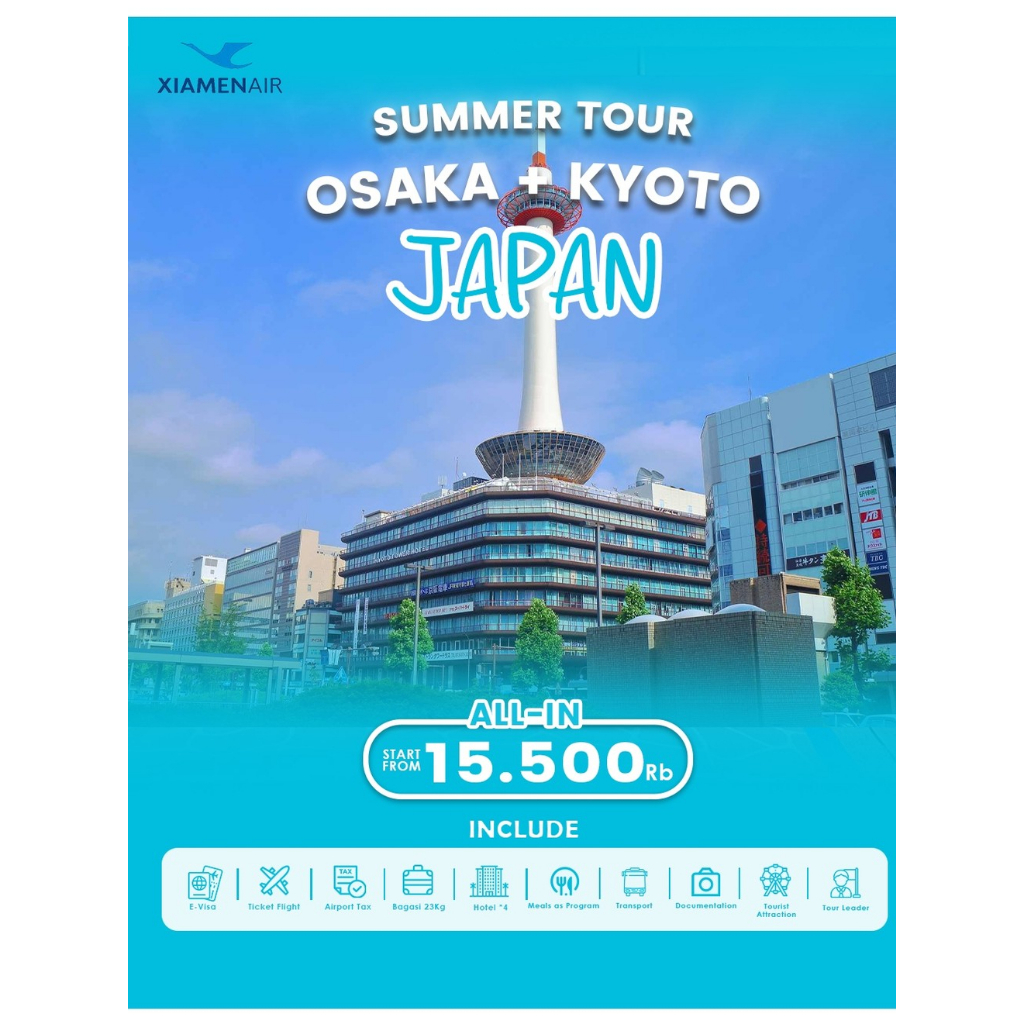Summer Tour Osaka + Kyoto, Japan