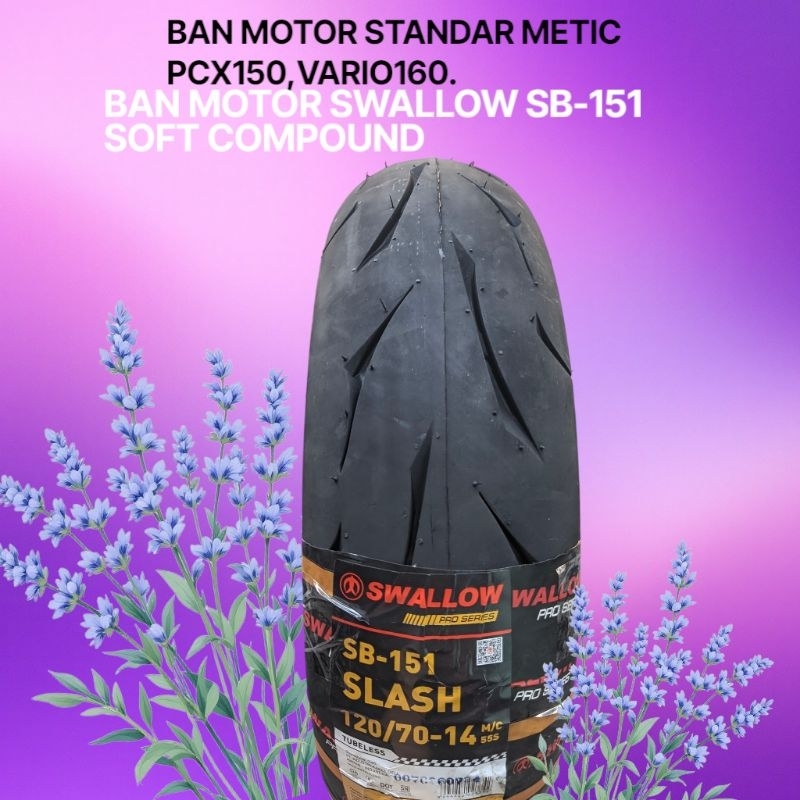 BAN LUAR IRC & SWALLOW SLASH 120/70-14