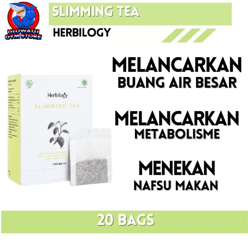 

Herbilogy SLIMMING TEA 20 Bags - Lidah Buaya Daun Teh hijau Premium