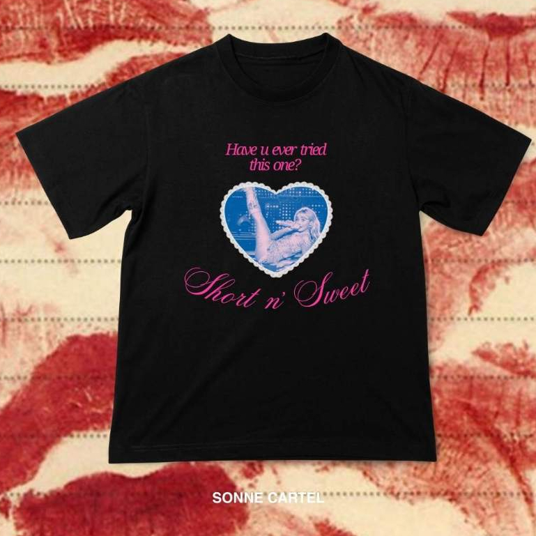 SABRINA CARPENTER TSHIRT SWEET N SOUR JUNO POSITION TEE