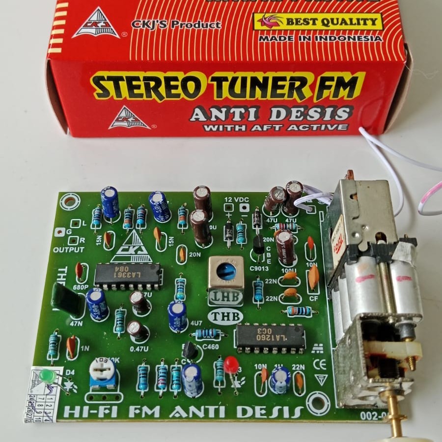 KIT STEREO TUNER FM RADIO ANTI DESIS CKJ PHB 301