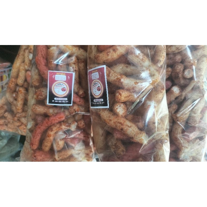 

KERUPUK JARI/ GURILEM, SUPER PEDAS 150 Gram