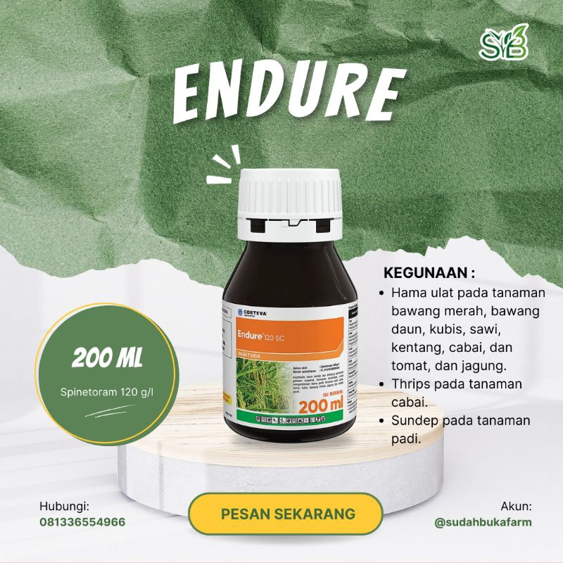 ORIGINAL Insektisida Endure 120 SC Corteva