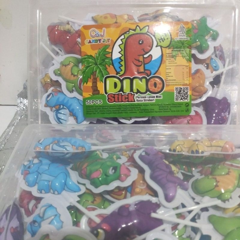 

Permen Lunak Dino Stick 1 box isi 50