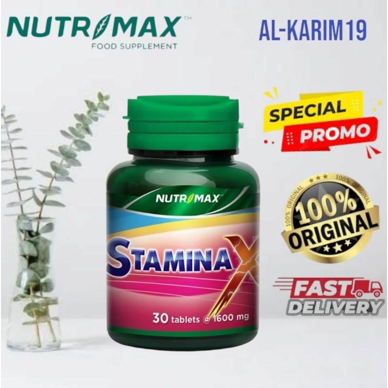 Nutrimax Stamina X - Isi 30 Tablet - Membantu Memelihara Stamina