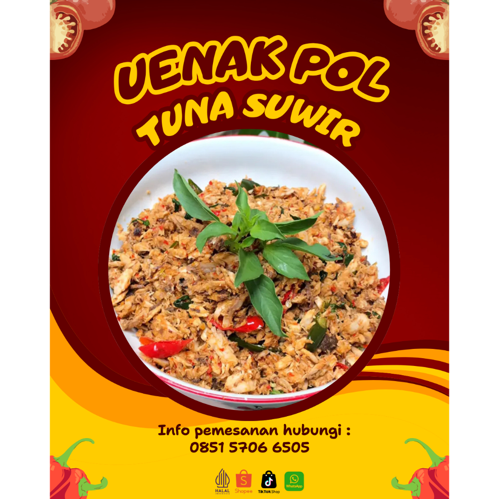 Uenak Pol Tuna Suwir - Tuna Suwir Pedas atau Original
