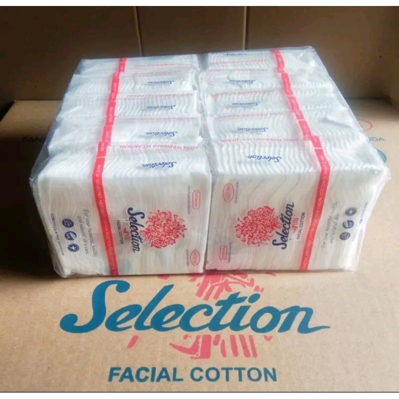 SELECTION KAPAS WAJAH 35gr(dapat 12ps) kapas wajah_kapas kecantikan_paket usaha_paket grosir kapas