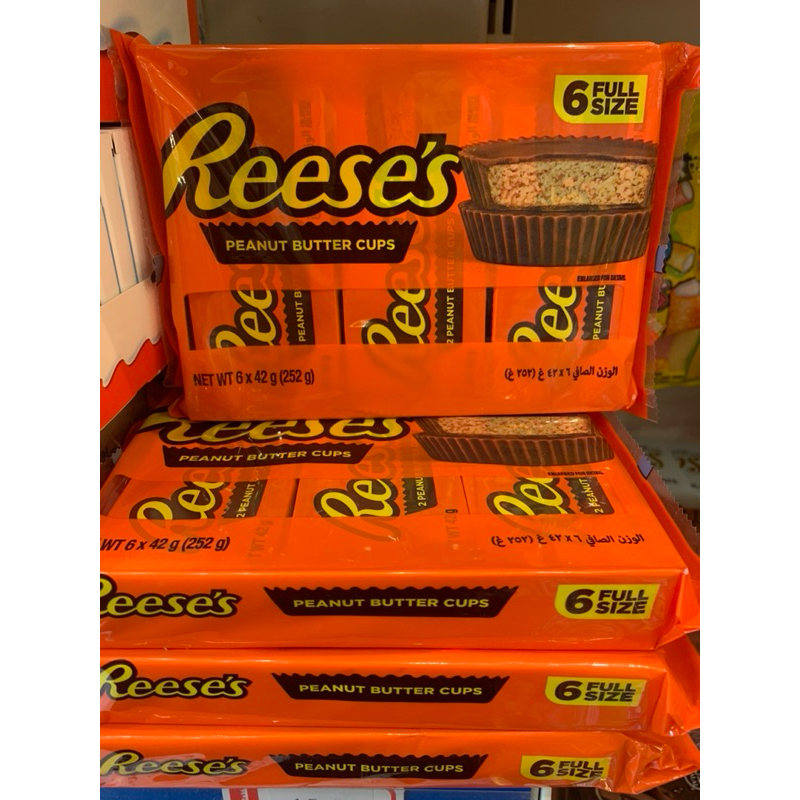 

REESES PEANUT BUTTER CUP ISI 6 FULL SIZE