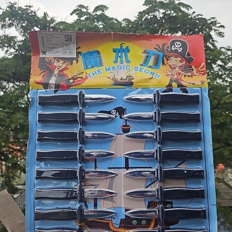 mainan pisau prank / pisau mainan anak/ pisau pencet prank / mainan anak murah grosir