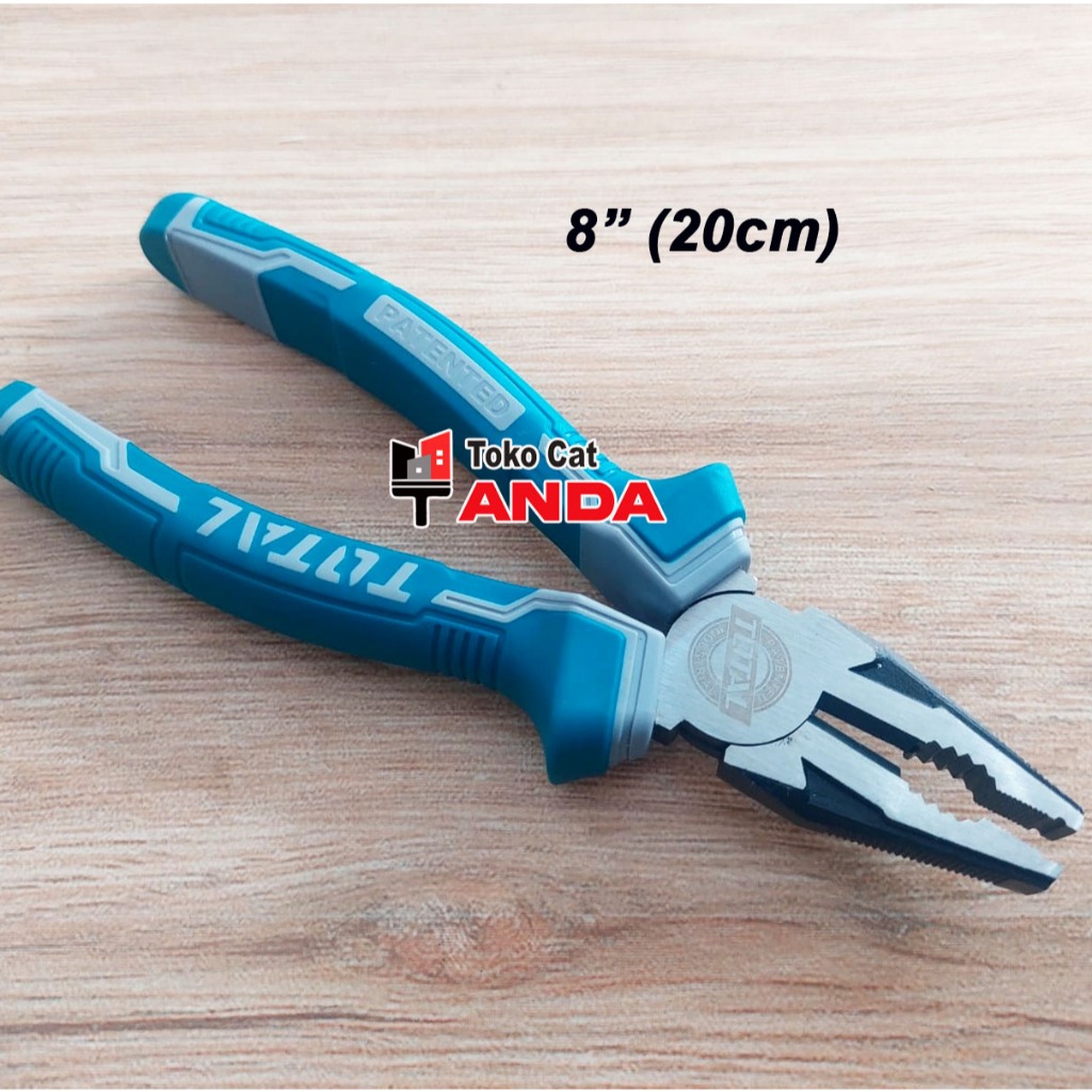 Tang TOTAL 8" - Tang KOmbinasi 8" - Combination Pliers 8" - Total Tools (THT210806)