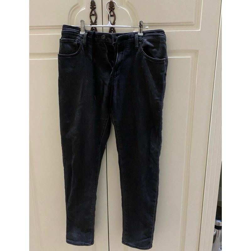 Celana Panjang Jeans Pria Hitam Size M Uniqlo