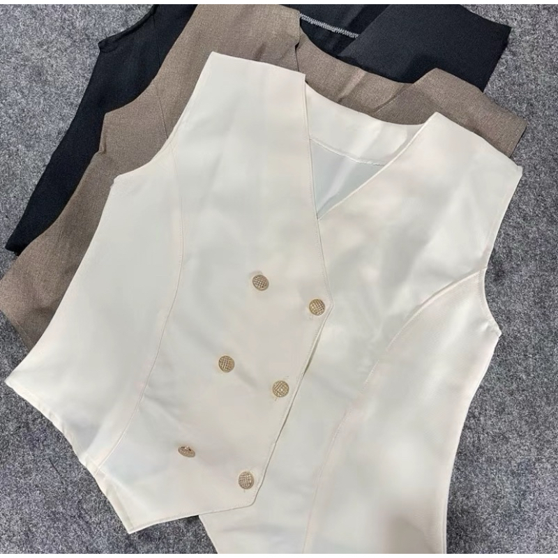 BASIC VEST / VEST WANITA / KOREA STYLE