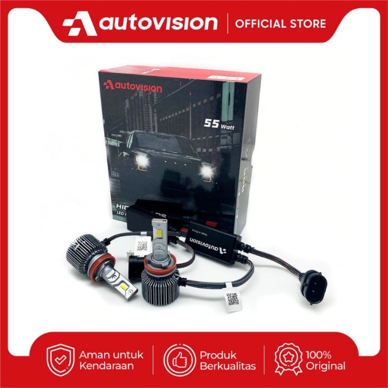 LED Autovision Highway RS 12V 55W 3 Color H4 / H11 / HB4 / H7