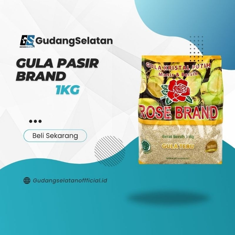 

Gula Pasir Rose Brand Kemasan 1kg