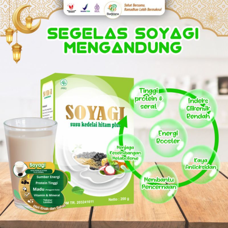 

SOYAGI SUSU SOYA | Susu Soya kedelai hitam | susu kedelai herbal | Diet sehat