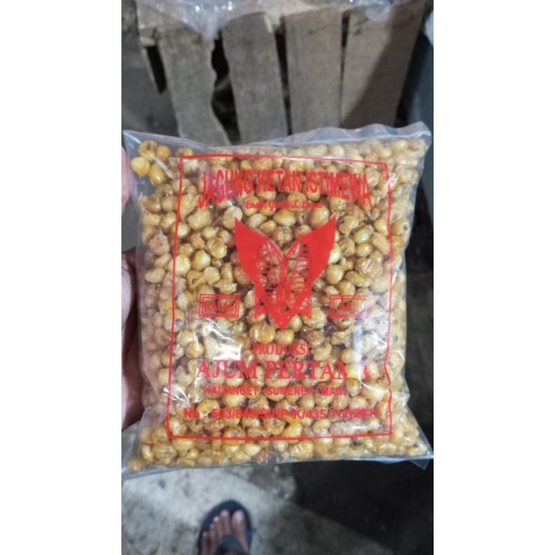 

MARNING JAGUNG 280GR - JAGUNG KETAN - JAGUNG PALOTAN - CEMILAN MADURA - OLEH OLEH MADURA