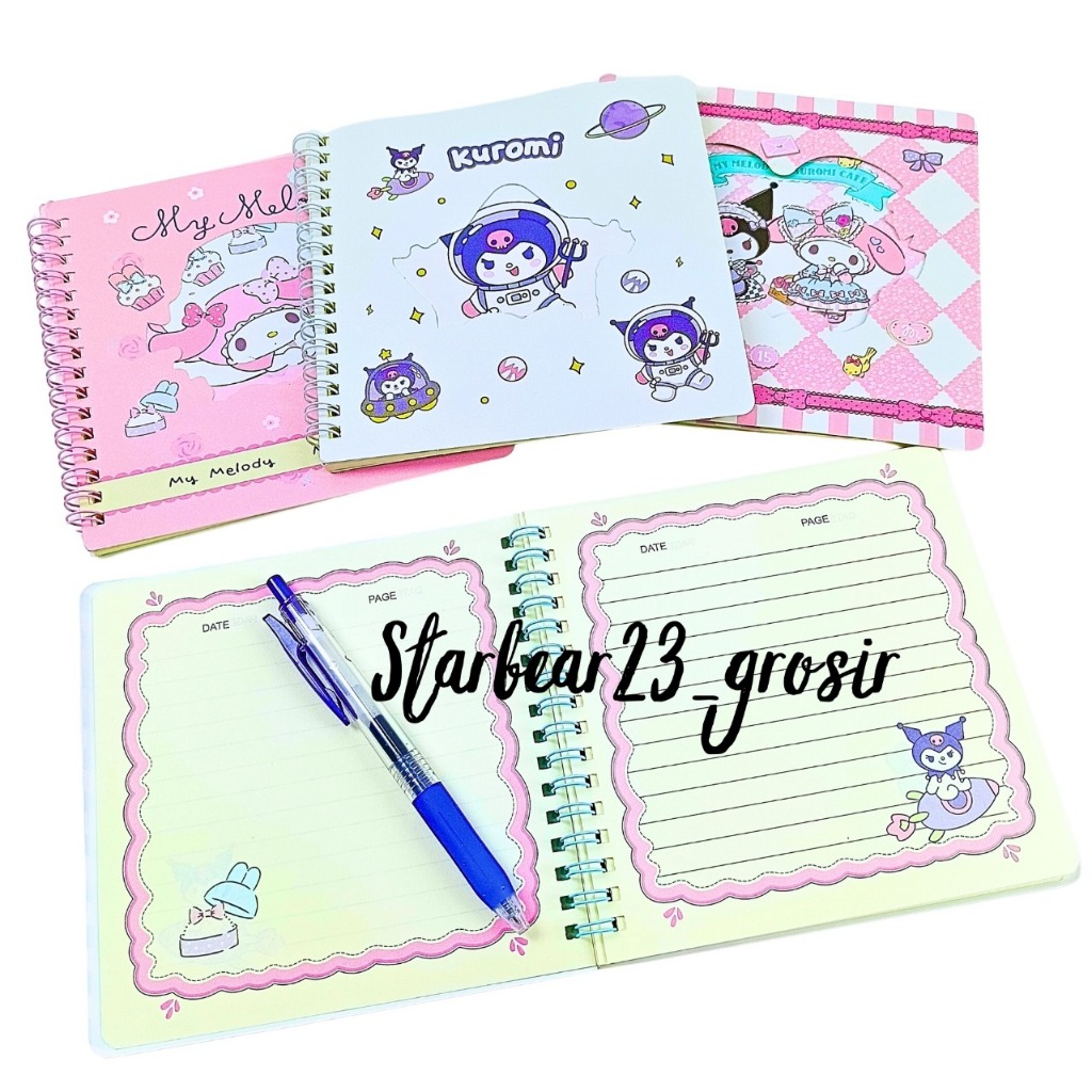

Notebook Ring/Diary/Buku Tulis Astronot Kuro (LKF 551)