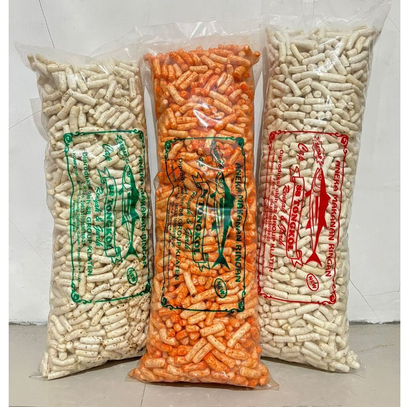 

krupuk tongkol 1kg/stik ikan tongkol 1bal/kerupuk tongkol/kerupuk tongkol rasa balado/camilan