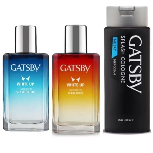 GATSBY Aneka Parfum body spray White Up Eau De Toilette  EDT splash cologne Blanc Wood Sky Reflectio