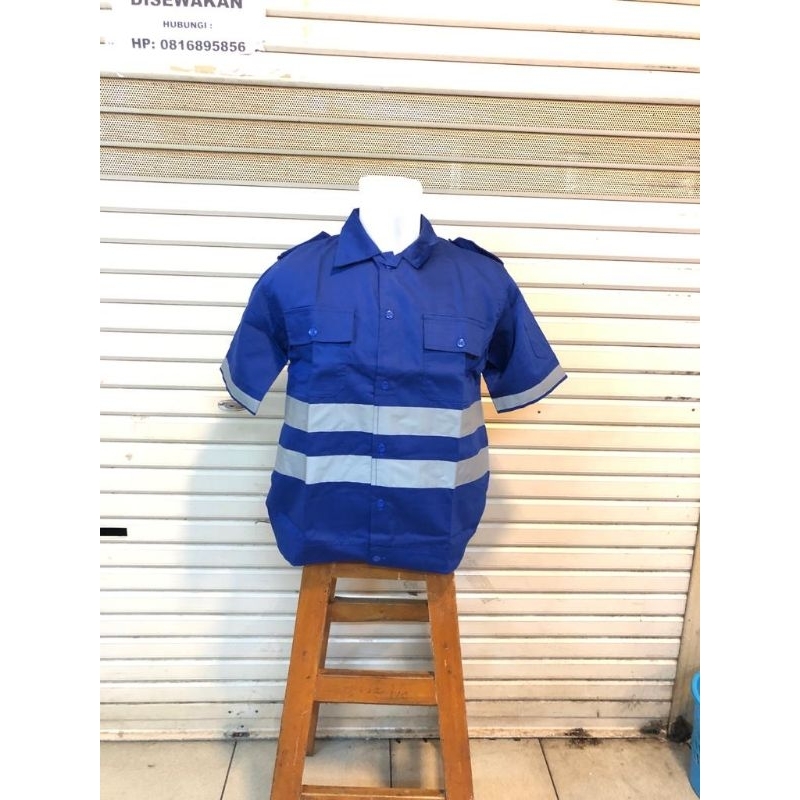 BAJU SERAGAM SAFETY LENGAN PENDEK /WEARPACK