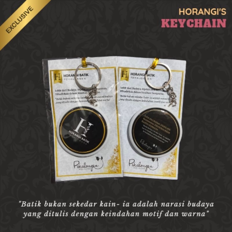 [EXCLUCIVE] Horangi Keychain | Gantungan Kunci | Horangi Batik Pekalongan