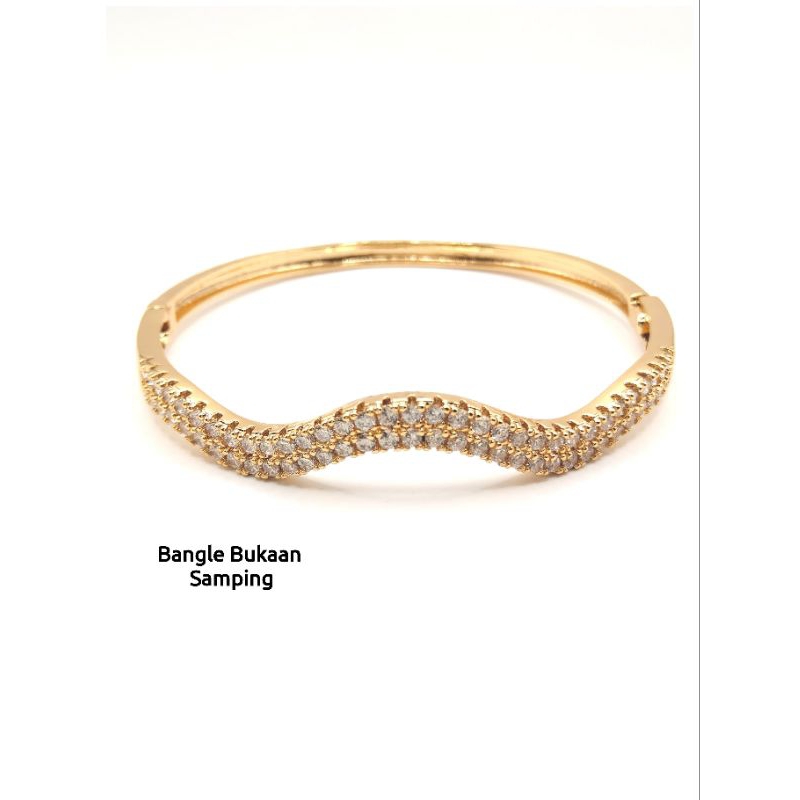 MAC-DSa. Gelang bangle/kolong xuping dewasa berlapis emas mewah