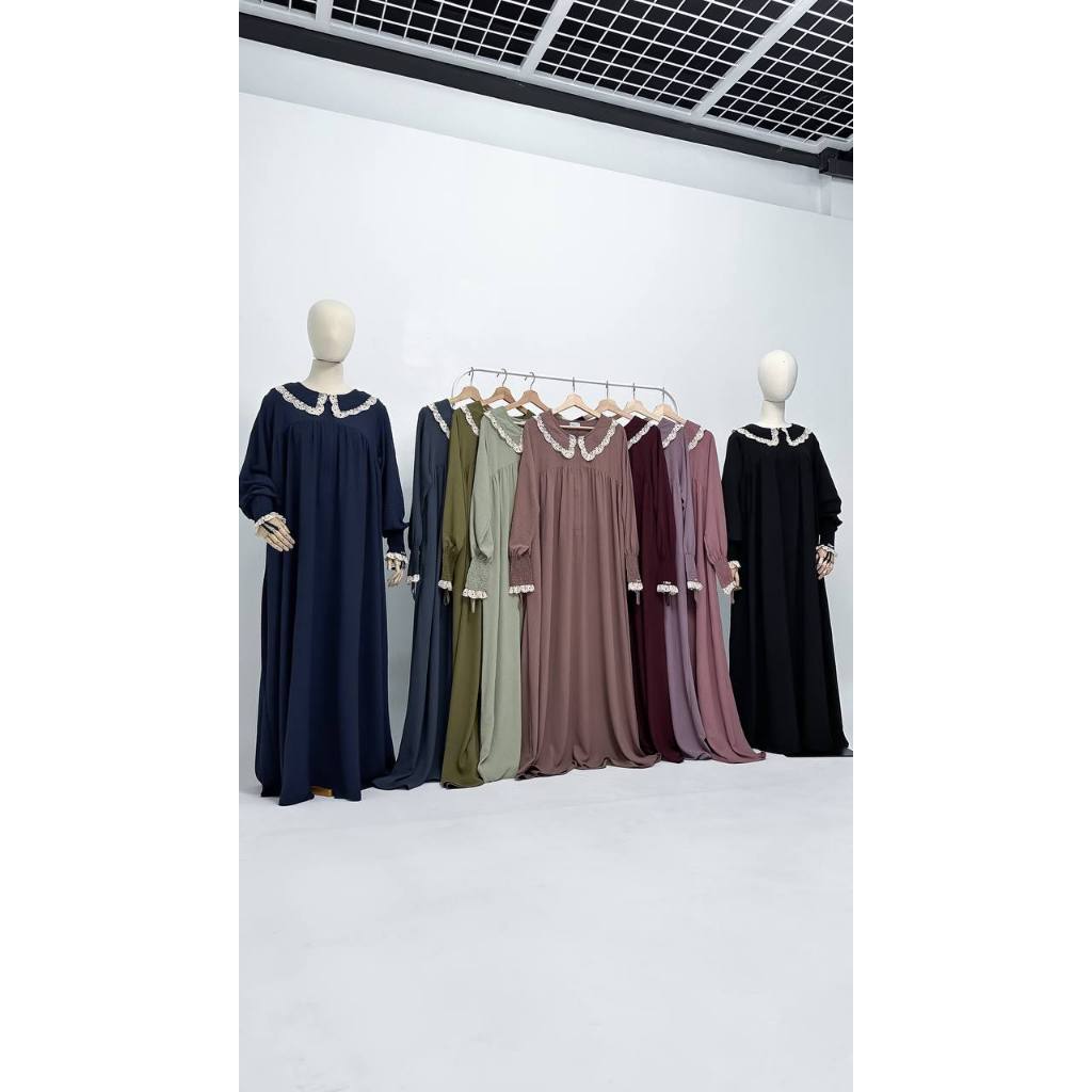 ZULFIA SET MAHIRA | GAMIS SYARI MAHIRA | GAMIS ABAYA CRINCLE | GAMIS DEWASA SYARI