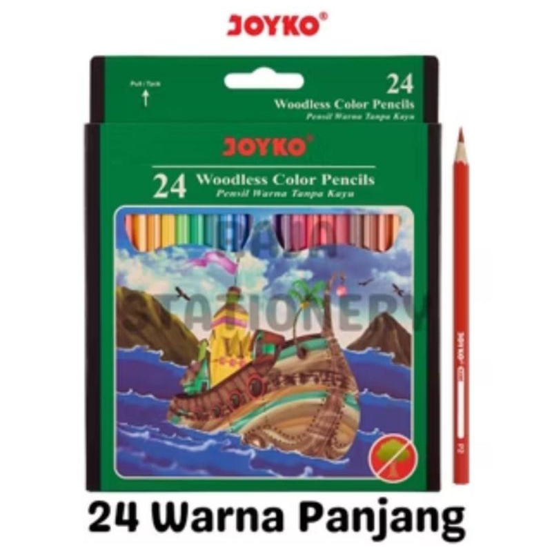 

FREE CUSTOM NAMA JOYKO PENSIL WARNA ISI 24PC