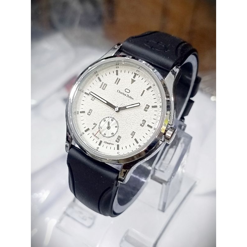 jam tangan pria charles delon original