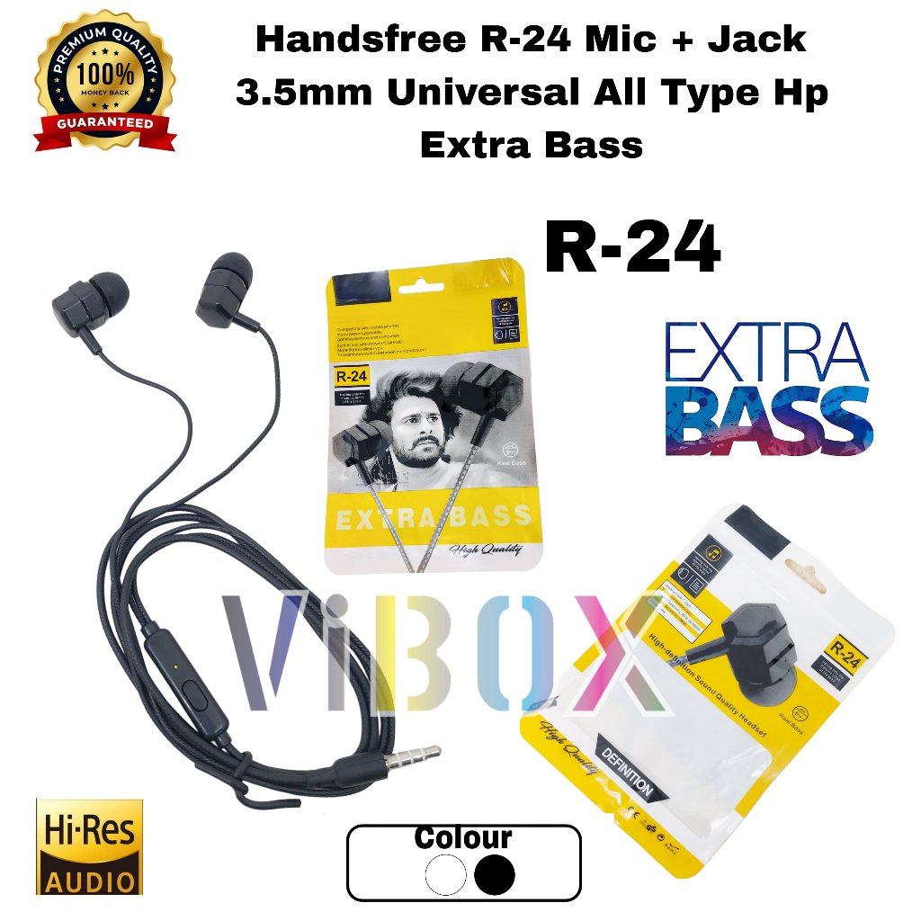 Headset/Handsfree REALME R24 / R34 / R31 / R42 Stereo Earphone HIGH QUALITY SUPER BASS