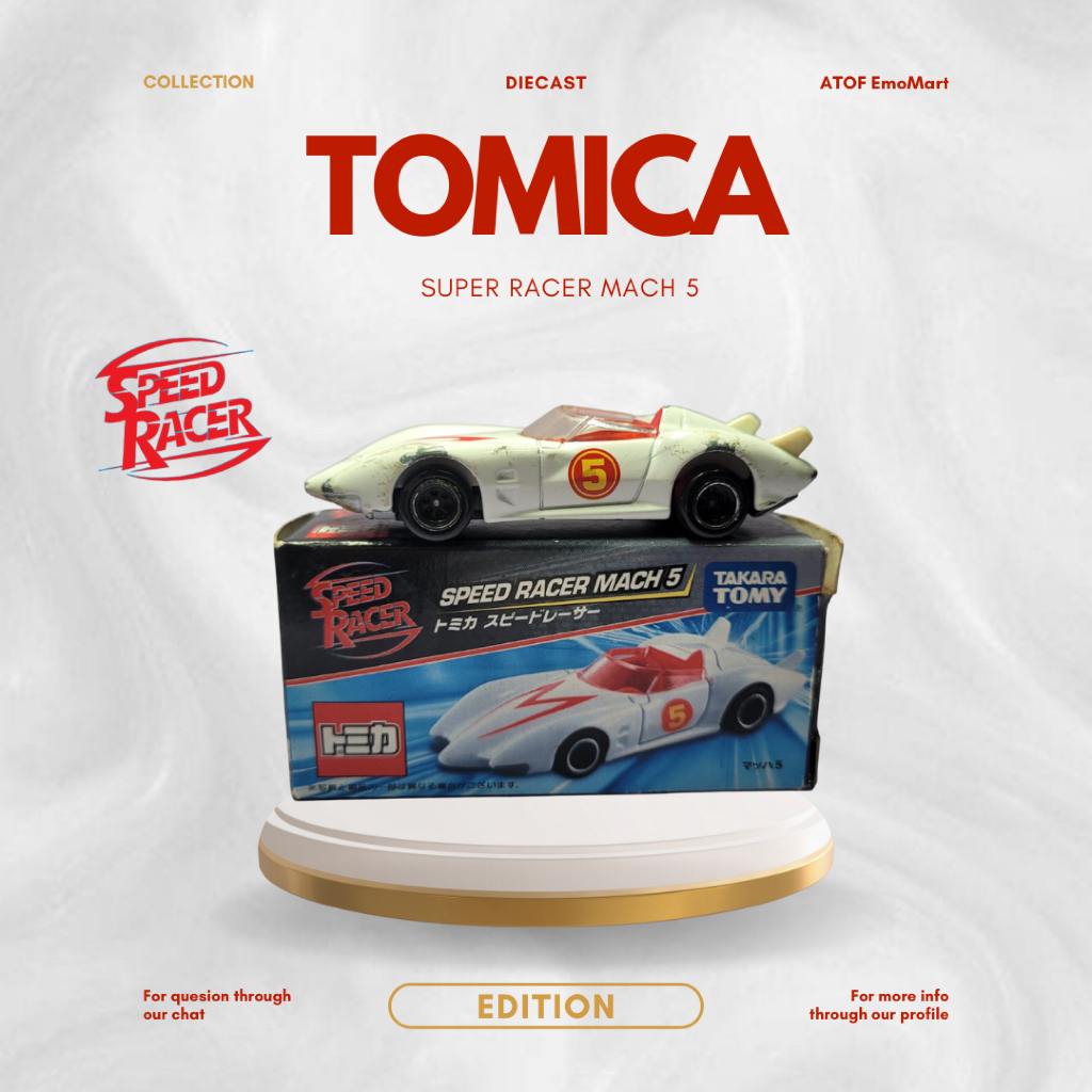 Tomica Speed Racer Mach 5, Takara TOMMY Original (Ex Display)