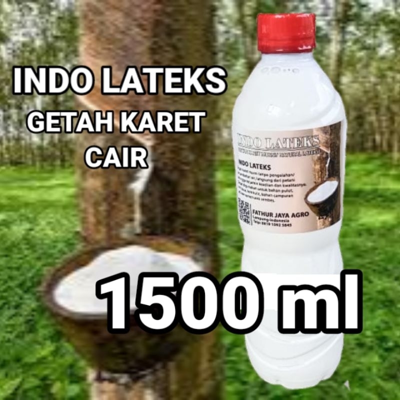 Getah karet cair INDOLATEKS 1500 ml lem busa