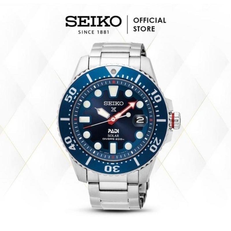 Jam Tangan Pria Seiko Solar Divers PADI Original SNE549P1 SNE549