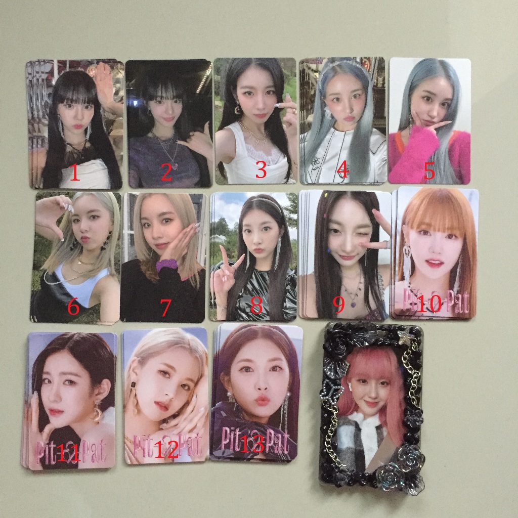 (Ready Stock) Photocard official wooah nana wooyeon lucy minseo sora pit-a-pat