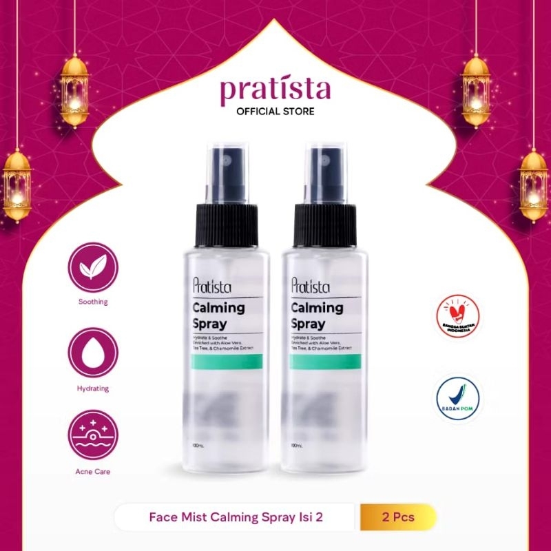 {Jaminan Original} Face Mist BPOM Murah - Calming Spray Pratista - Facemist