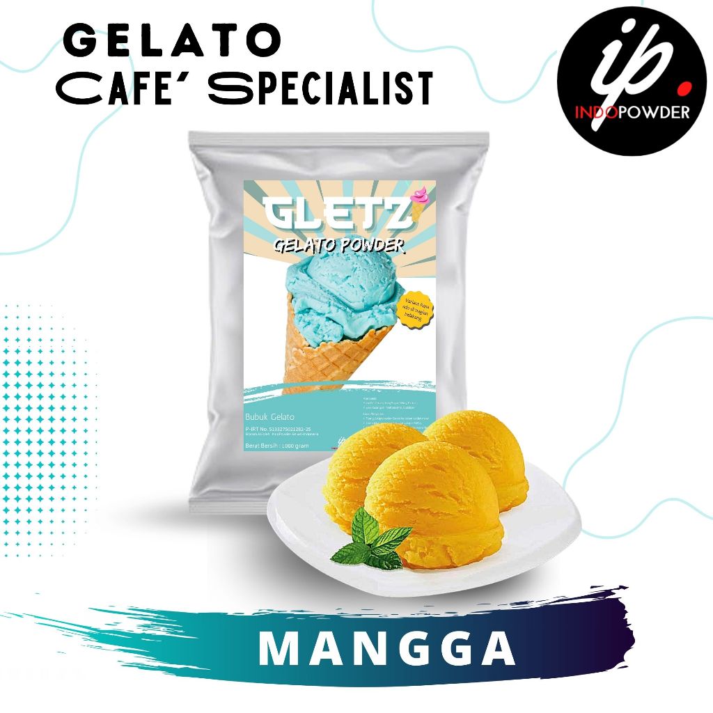 

IP Bogor - Bubuk ICE CREAM GELATO MANGGA 1Kg Untuk Cafe, Waralaba dan Resto
