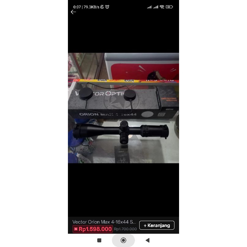 Vector Orion Max 4-16x44 SFIR