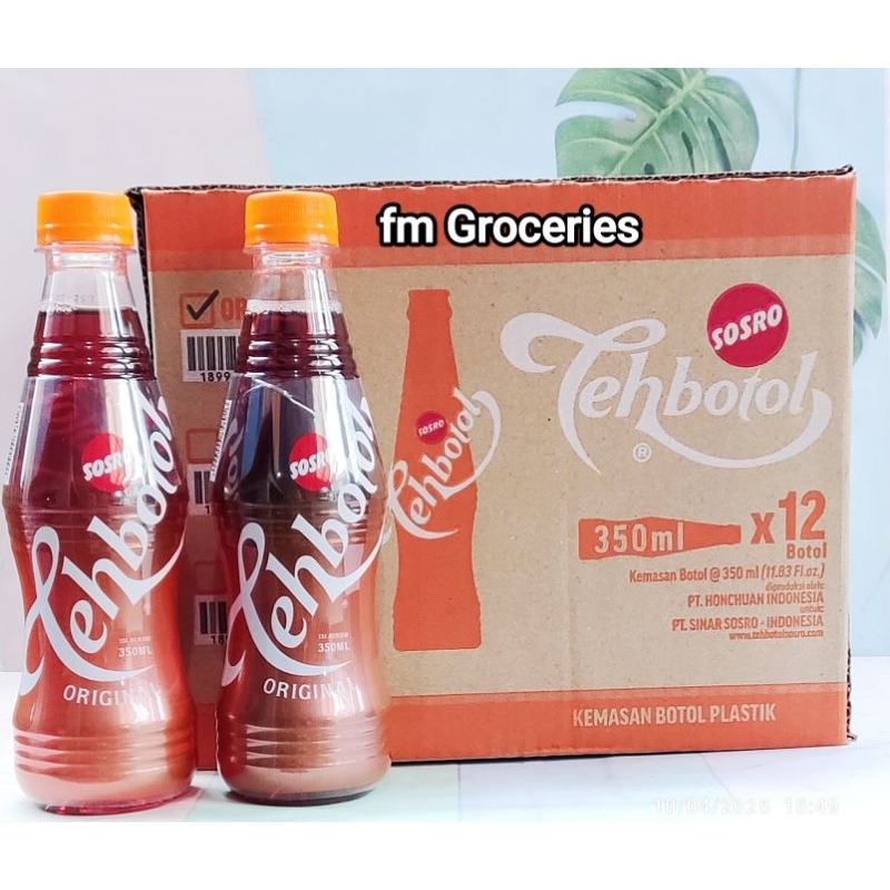 

Ten Botol Sosro 350ml isi 12 Botol