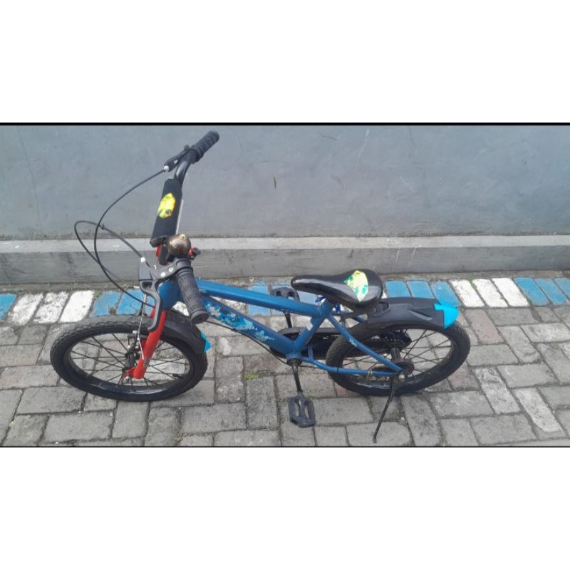 sepeda anak bmx ukuran 18 inch normal siap pakai bekas