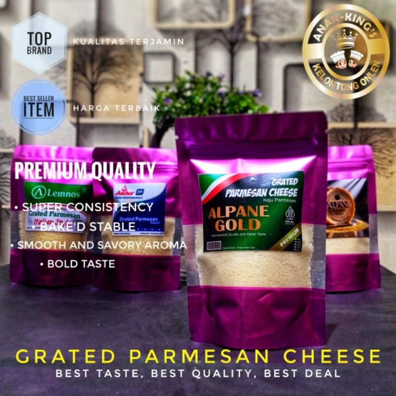 

Keju Parmesan 100g Grated Parmesan Cheese High Quality